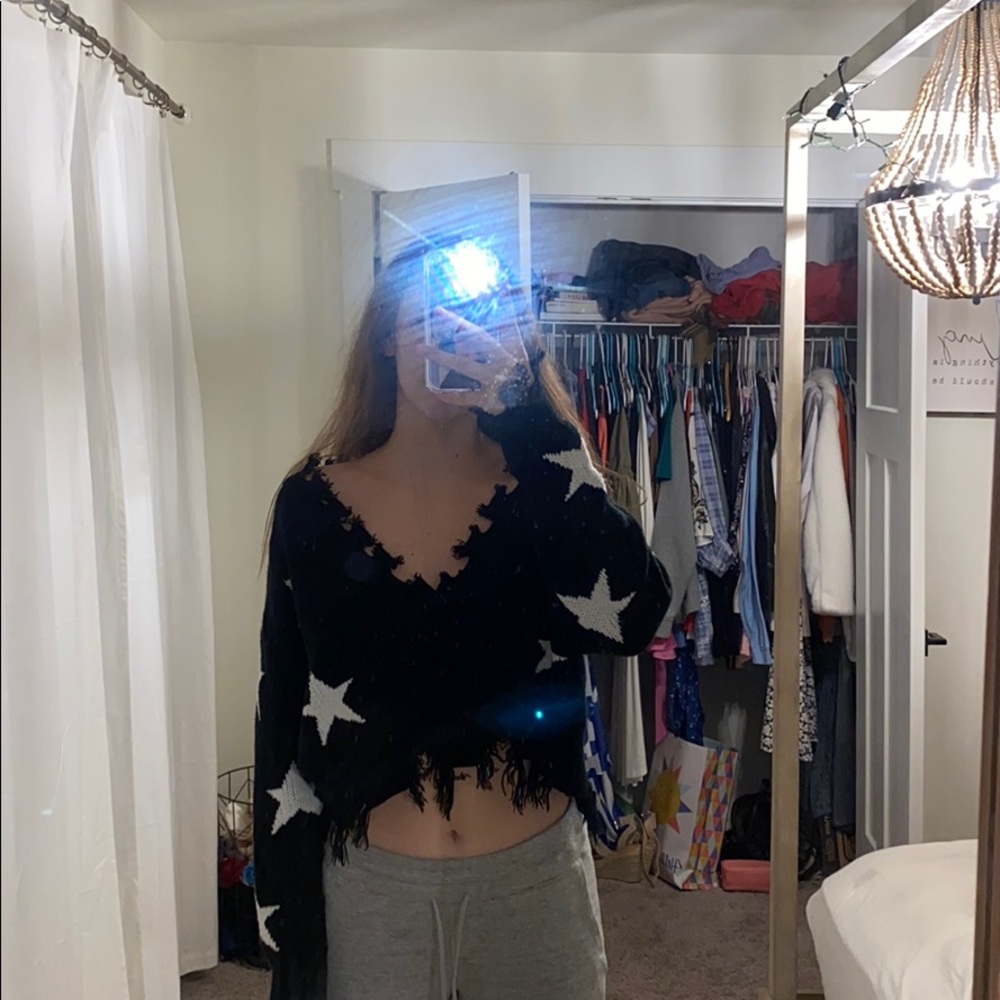 Long sleeve star Zaful sweater
